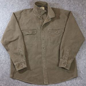 Olive green Cabela’s long-sleeve button-up Large